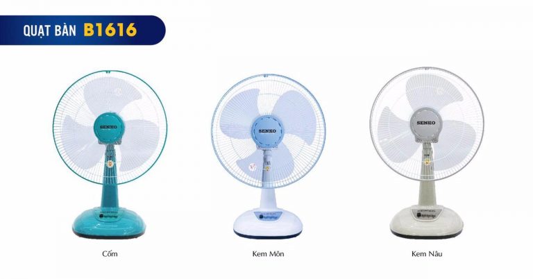 Quạt bàn B4 Senko nút nhấn B1616